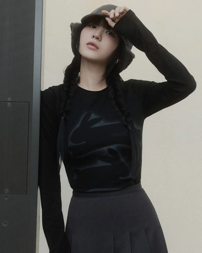 [Cho Yi-hyun Pick] Miseki Seoul Twin Rabbit Long Sleeves