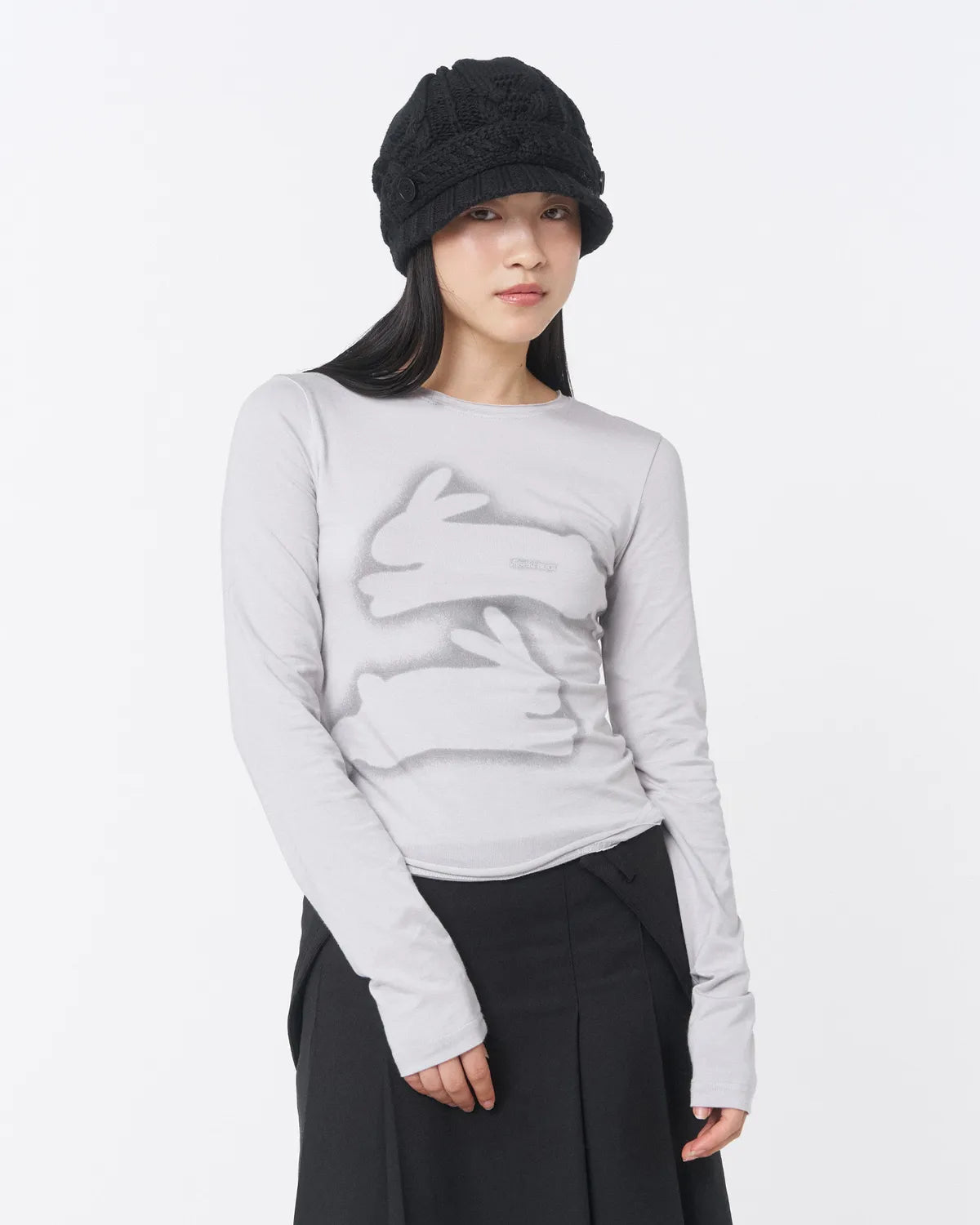 [Cho Yi-hyun Pick] Miseki Seoul Twin Rabbit Long Sleeves
