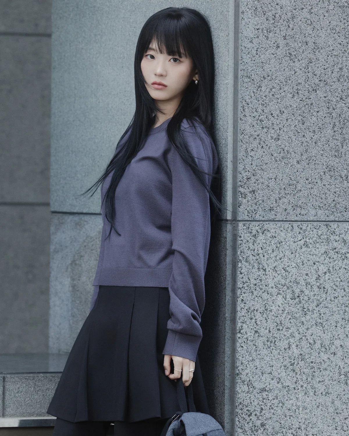 [Cho Yi-hyun Pick] Miseki Seoul Origami Pleats Knit Top