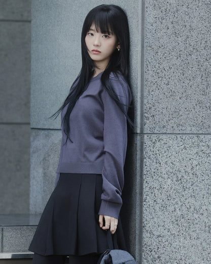 [Cho Yi-hyun Pick] Miseki Seoul Origami Pleats Knit Top
