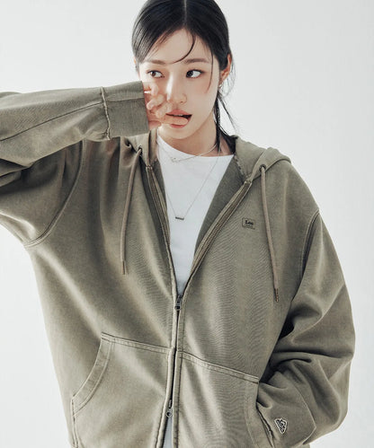 [NCT Jaemin Pick] Lee Dyed Label Hooded Zip-Up