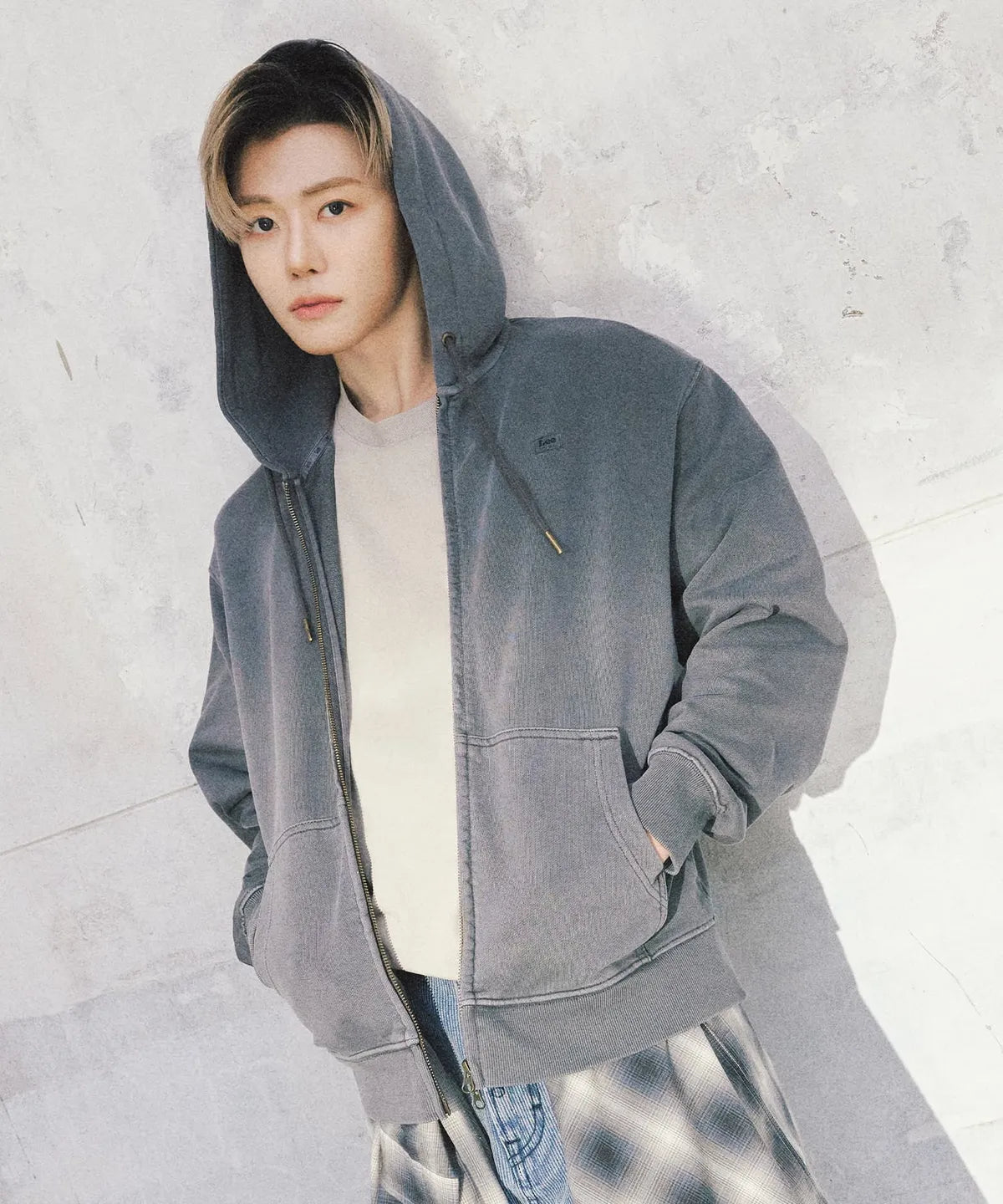 [NCT Jaemin Pick] Lee Dyed Label Hooded Zip-Up