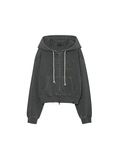 Illit X Superdry W Applique Vintage Hooded Zip-Up