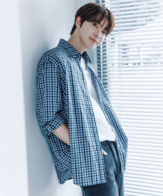 [Nct Doyoung Pick]25FW Citybreeze Nori Check Shirt