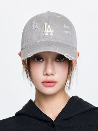 [Aespa Karina Pick] 26SS MLB Damage Washed Unstructured Ball Cap New York Yankees