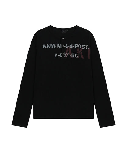 [Enhypen Jungwon Worn] Aakam Waffle Henry Neck Long Sleeve