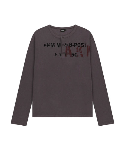 [Enhypen Jungwon Worn] Aakam Waffle Henry Neck Long Sleeve