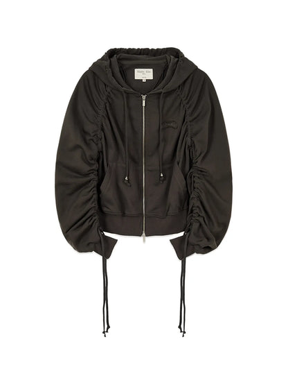 [Ive Leeseo Worn]  Matin Kim Sleeve Detail Hoody Zip up