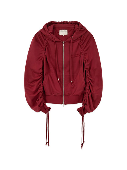 [Ive Leeseo Worn]  Matin Kim Sleeve Detail Hoody Zip up