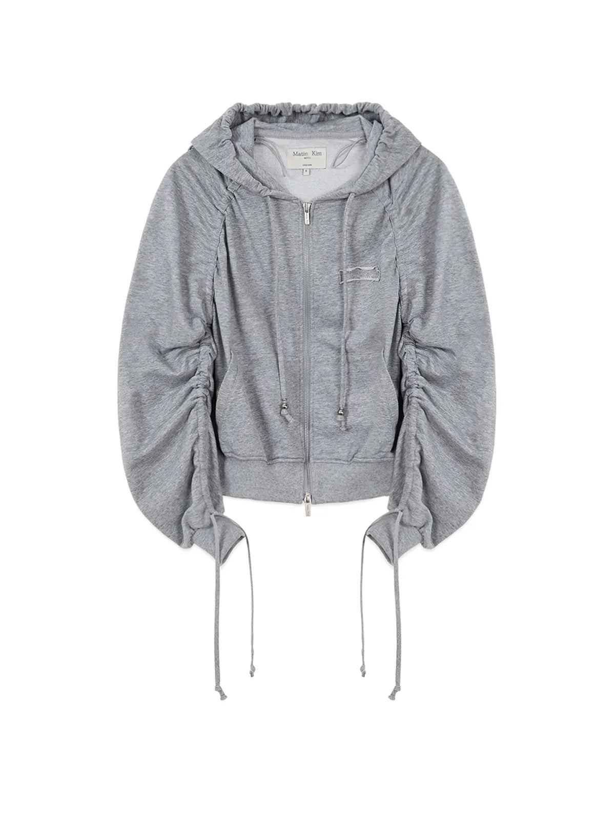 [Ive Leeseo Worn]  Matin Kim Sleeve Detail Hoody Zip up
