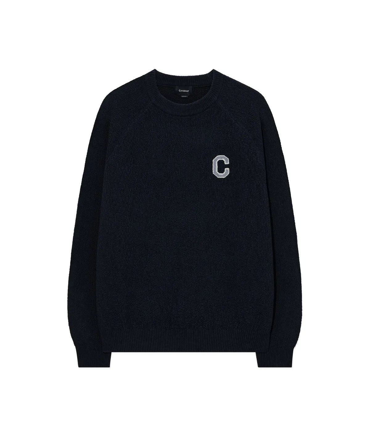 [TXT Soobin Worn Inner] Covernat Middle C Logo Knit Sweater
