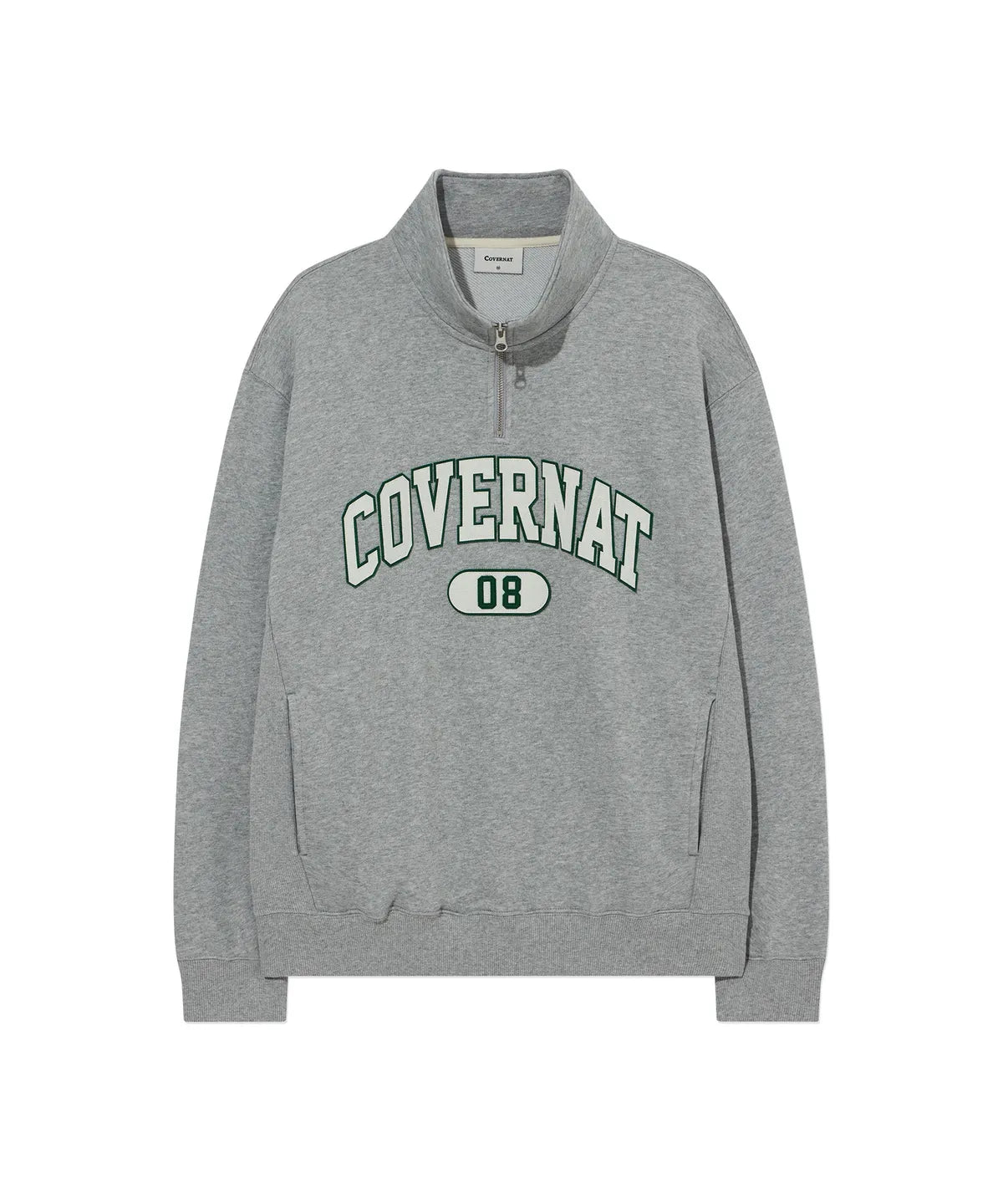 [TXT Soobin Worn] Covernat Arch Logo Half Zip-up Sweatshirt