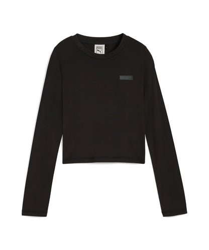 [Blackpink Rosé X Puma] Slim Long Sleeve Tee