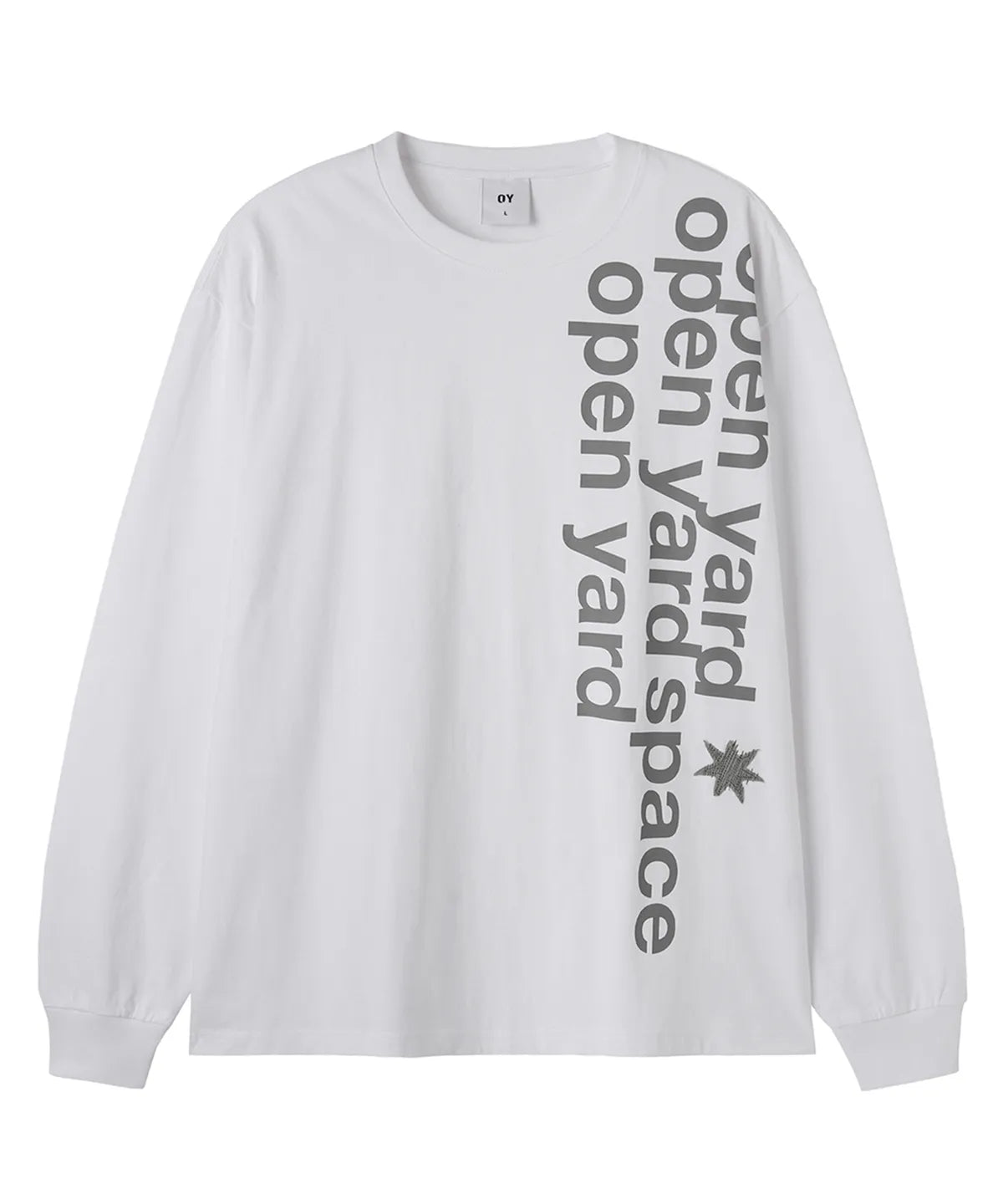 [BoyNextDoor Riwoo Worn] OY Bold Patch L/S Tee