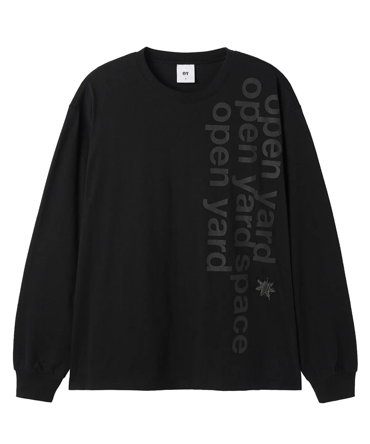 [BoyNextDoor Riwoo Worn] OY Bold Patch L/S Tee