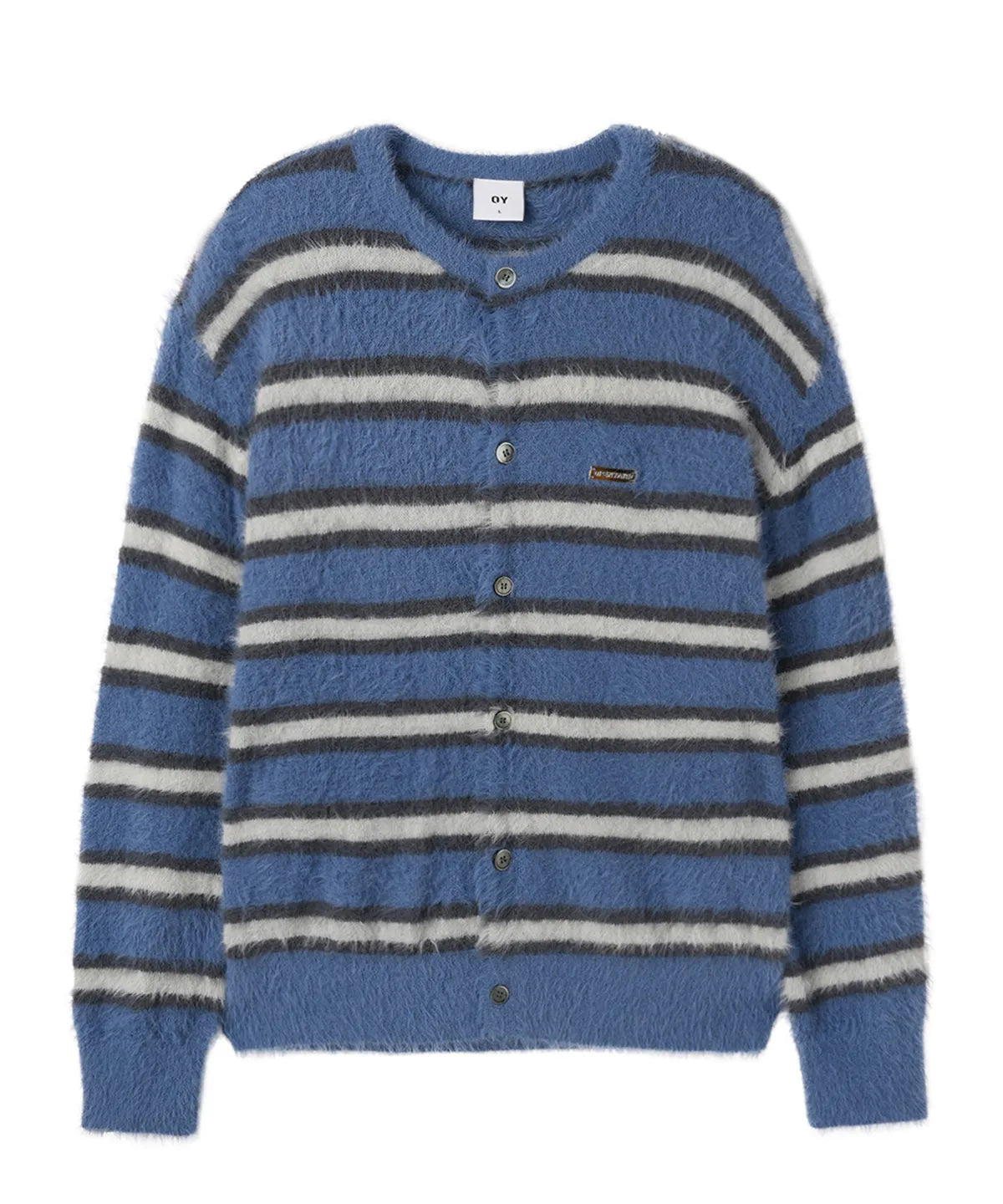 [Seventeen Seungkwan Worn] OY Hairy Stripe Knit Cardigan