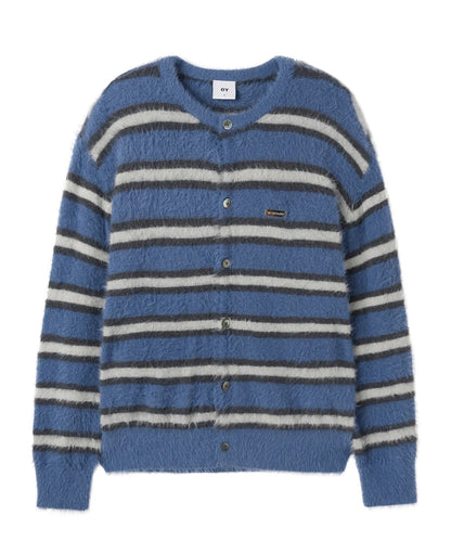 [Seventeen Seungkwan Worn] OY Hairy Stripe Knit Cardigan