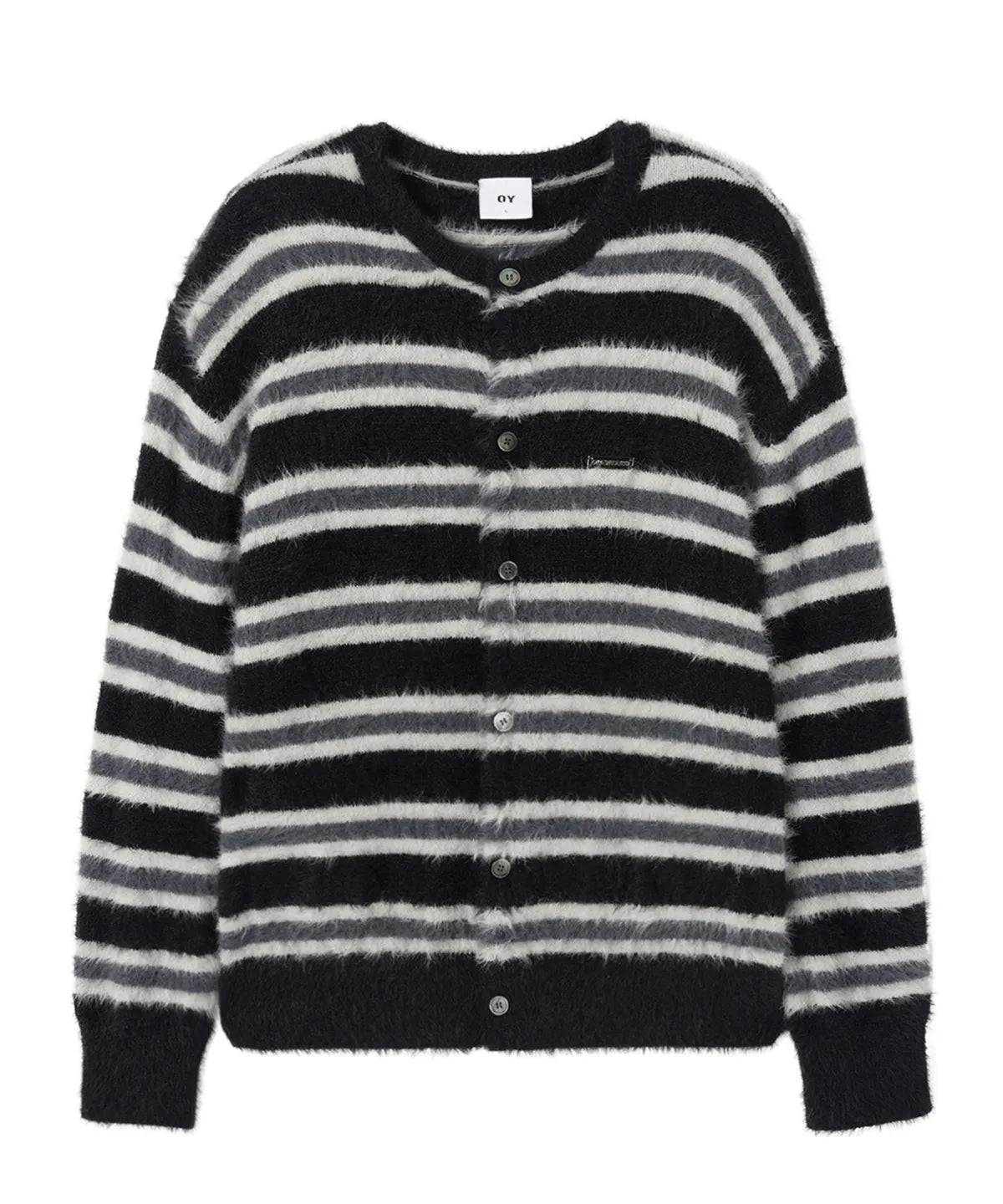 [Seventeen Seungkwan Worn] OY Hairy Stripe Knit Cardigan