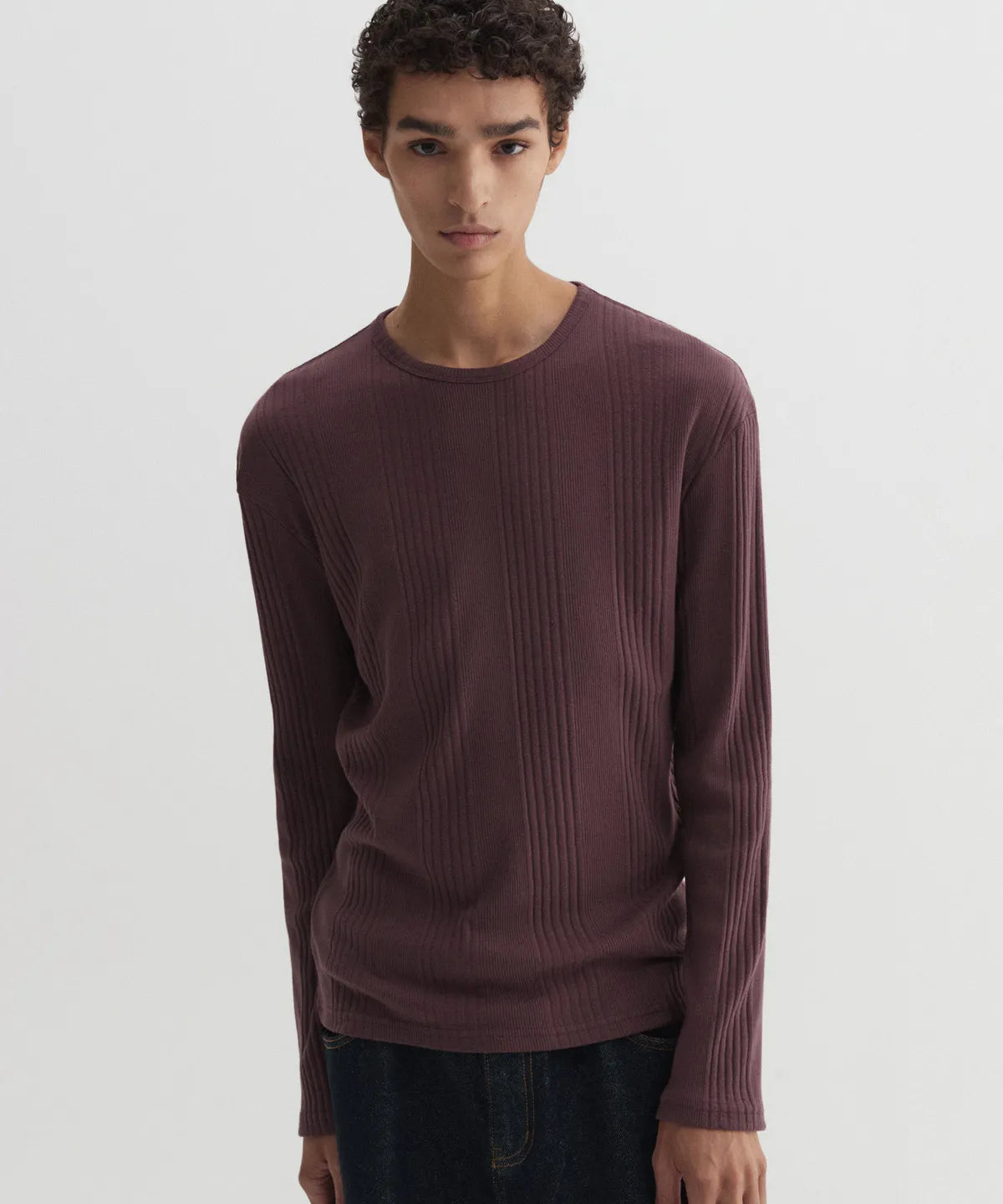 [BTS V Worn] DNSR Ribbed Long Sleeve