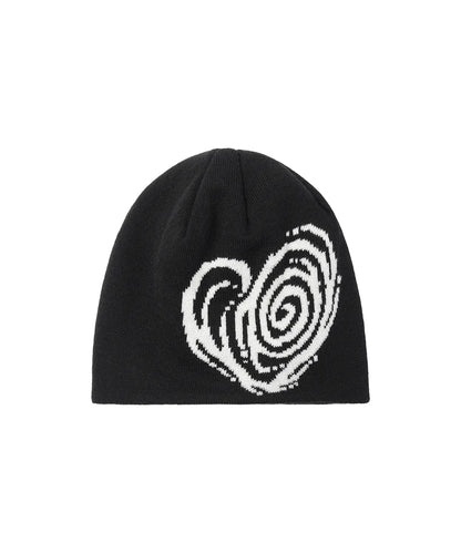 [Seventeen S.Coups Worn] OY Swirl Heart Beanie