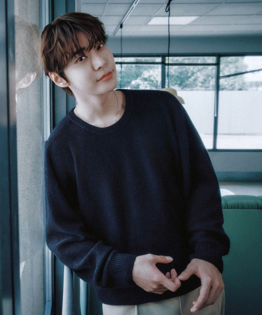 [Nct Doyoung Pick]25FW Citybreeze Wool Essential Round Neck Knit