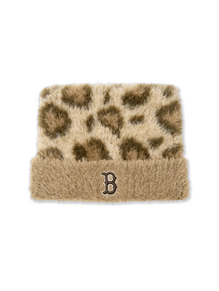 [RESCENE X MLB] 26FW Leopard Meow Beanie