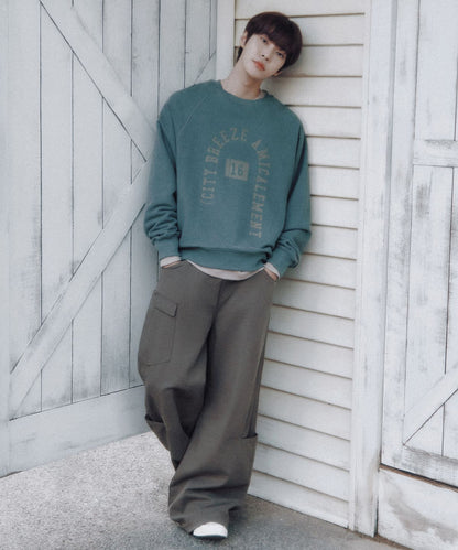 [Nct Doyoung Pick]25FW Citybreeze Pigment Arch Logo Sweatshirt