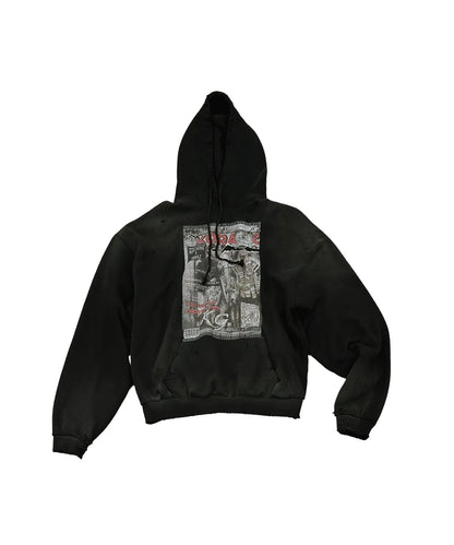 [Hearts2Hearts Ian, Treasure Jaehyuk & Lngshot Woojin Worn] GRAILZ X KOIN SEOUL Magazine Dirty Hoodie