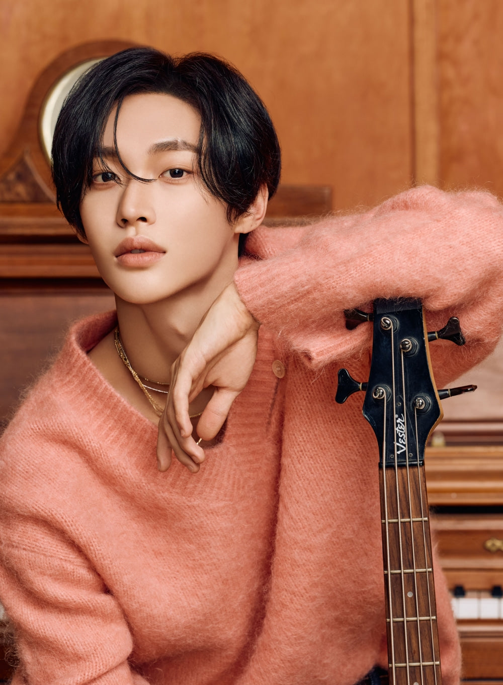 [Riize Pick] 25FW Satur Essen Two-Tone Mohair Pullover Knit
