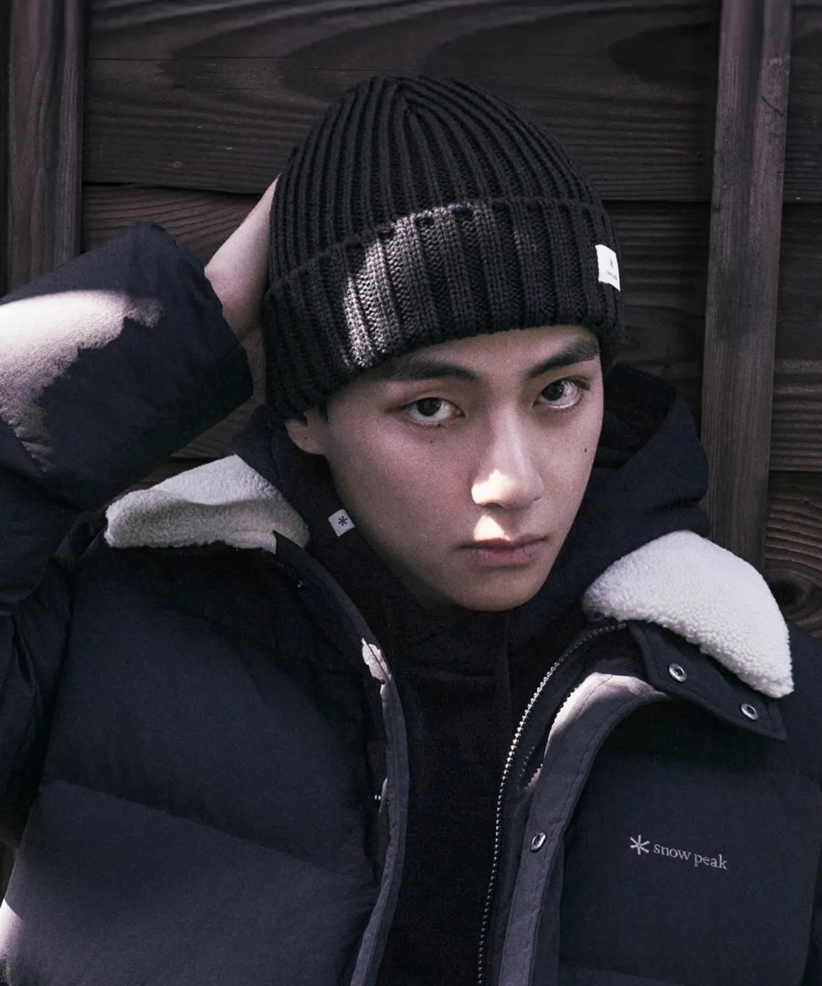 [Bts V Pick] Snow Peak Folded Beanie