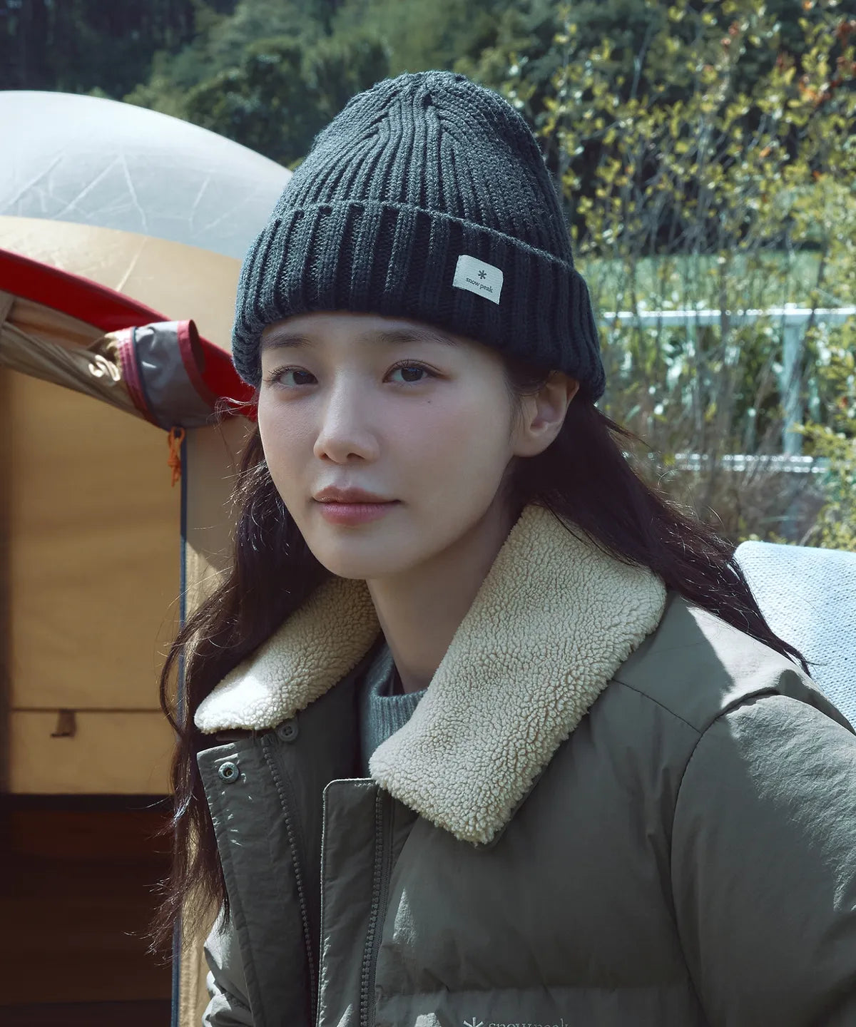 [Bts V Pick] Snow Peak Folded Beanie