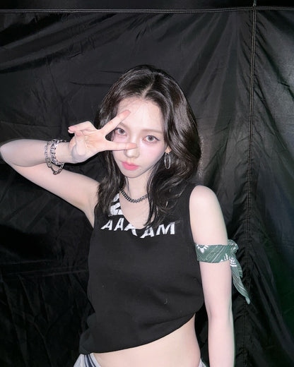 [Aespa Karina Worn] Aakam 29 Printed Sleeveless