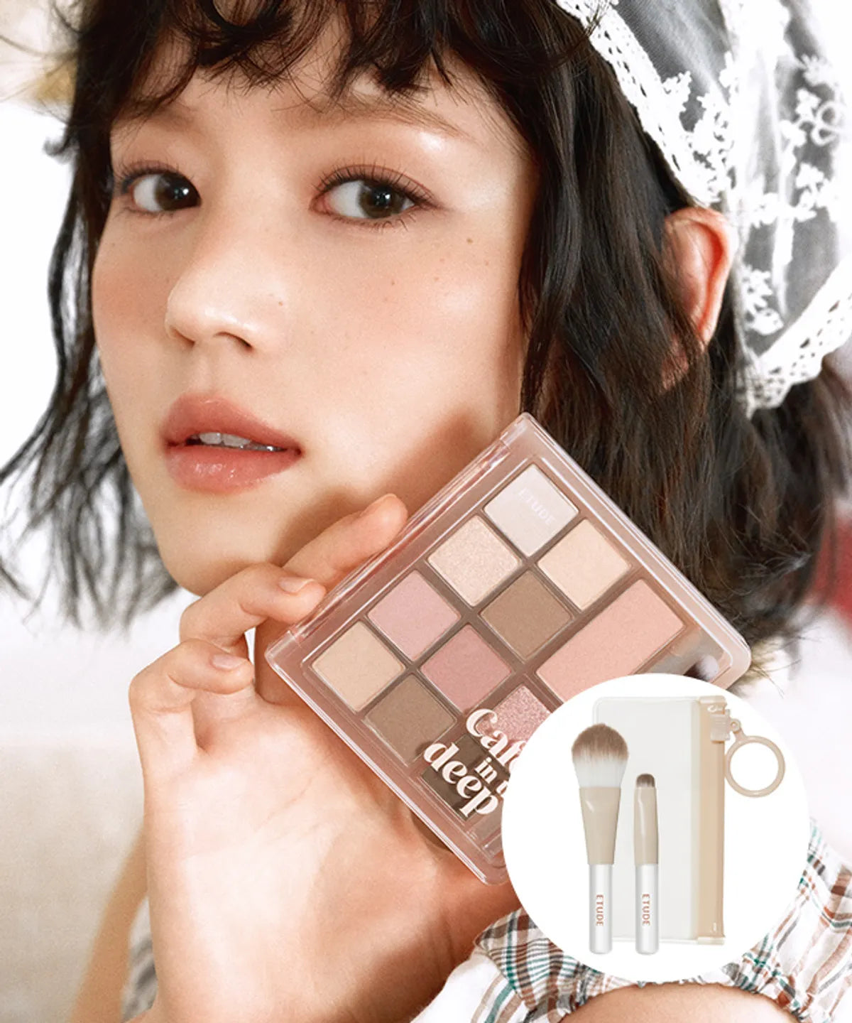 Etude [Cafe in the Deep] My Best Tone Eye Palette - Caffeine Overload [+2 Mini Brushes]