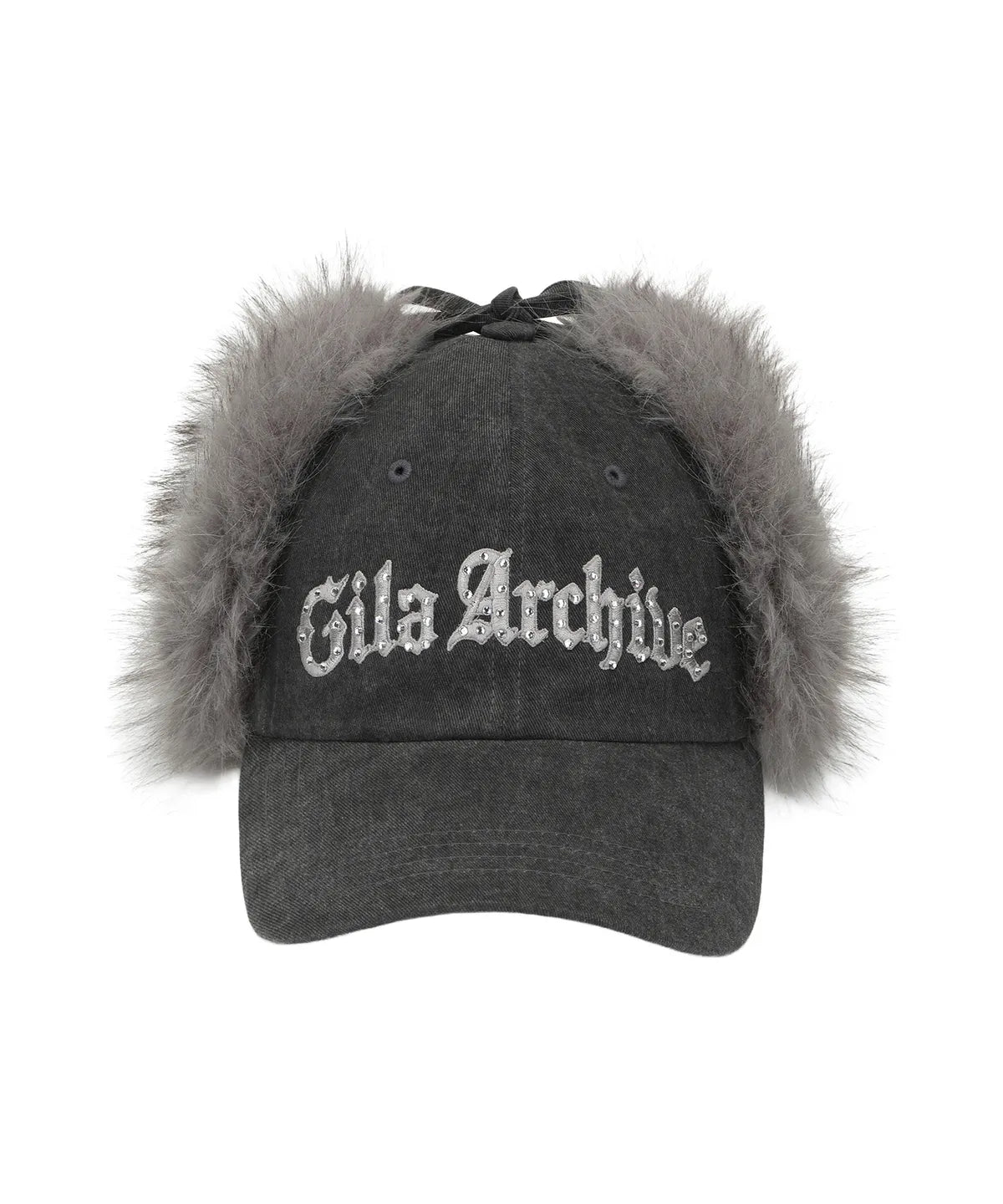 Gila Archive Faux Fur Hotfix Logo Earflap Cap