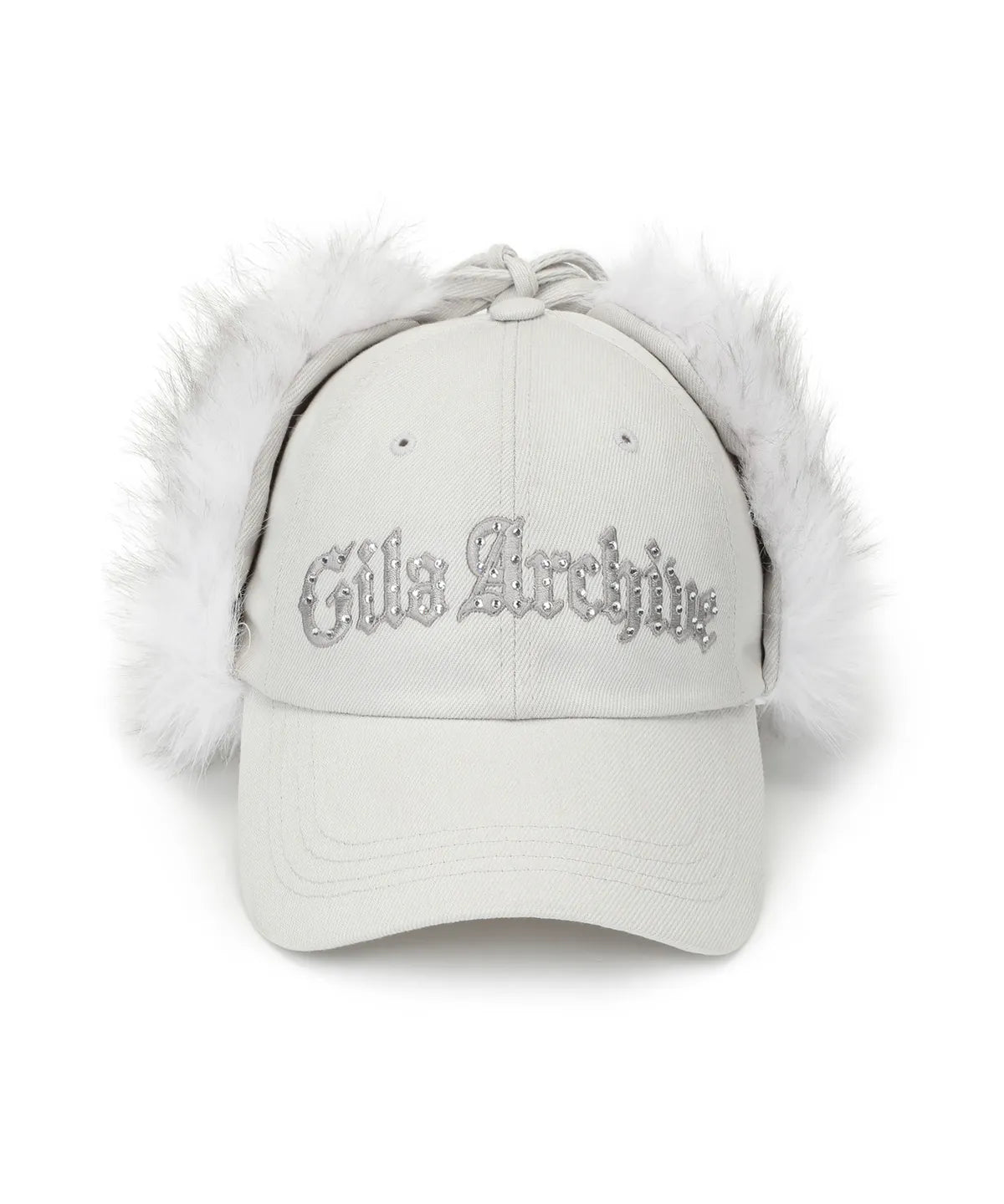 Gila Archive Faux Fur Hotfix Logo Earflap Cap