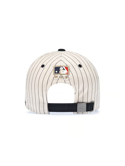 [Karina Pick] 25FW MLB Signature Stripe Unstructured Ball Cap