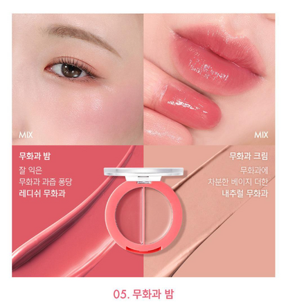 [Ive Wonyoung Pick]  Amuse Lip and Cheek Healthy Balm