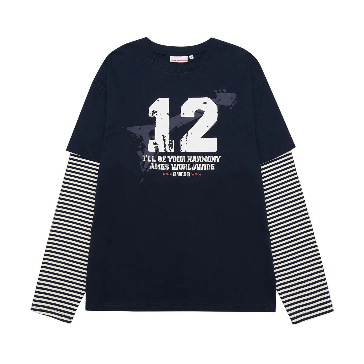 [Qwer X Ames ] Qwer Numbering Layered LS Tee