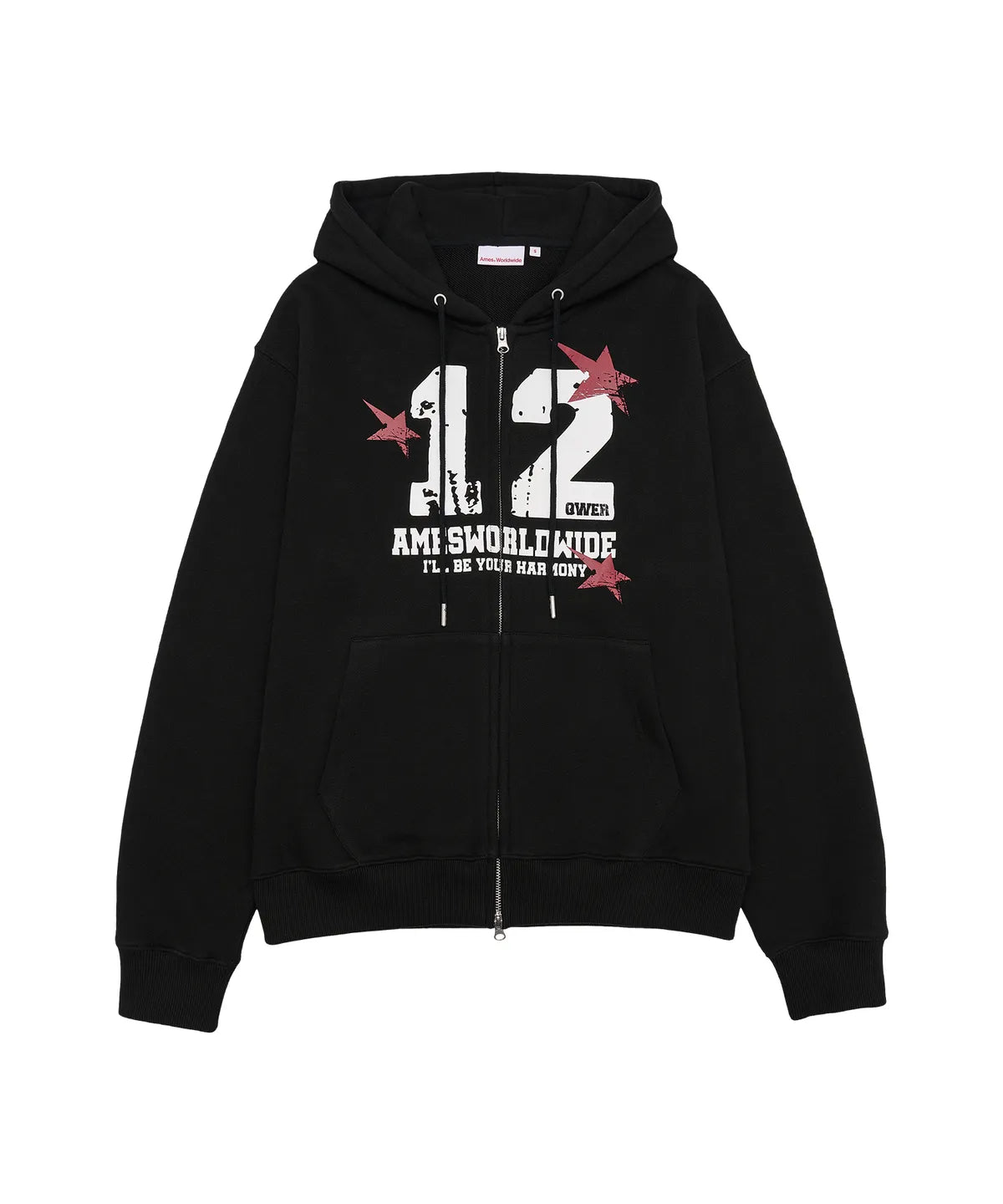 [Qwer X Ames] Qwer Numbering Hoodie Zip-Up