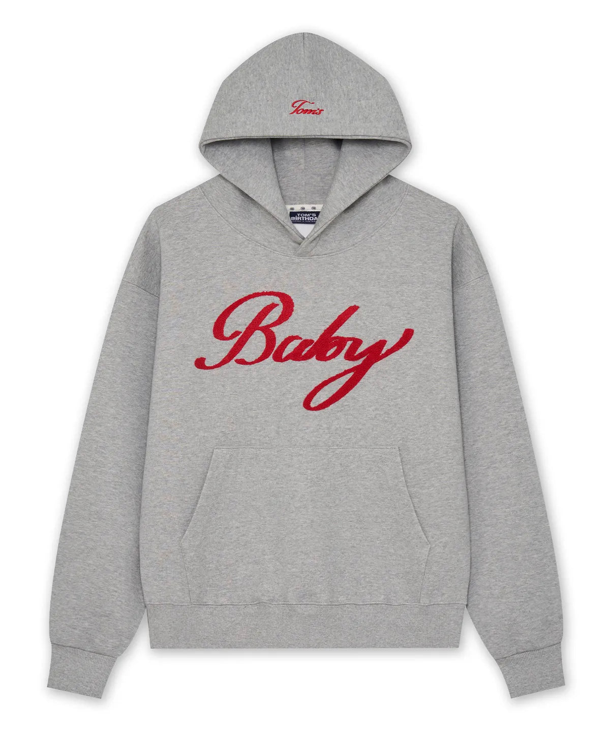 [Enhypen Sunoo Worn] Tom's Birthday Lettering Baby Boucle Hoodie
