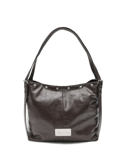 [Aespa Ningning Pick] Matin Kim Matin Stud Point Large Shoulder Bag