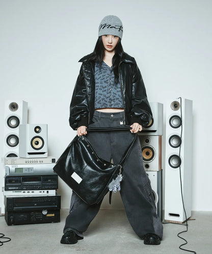 [Aespa Ningning Pick] Matin Kim Matin Stud Point Large Shoulder Bag