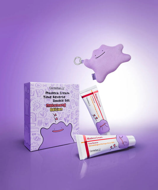 Centellian 24 Madeca Cream Time Reverse Metamon Edition 50ml x 2 + Metamon Keyring Pouch