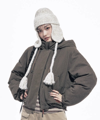 [Illit Iroha Worn] Superdry Knit Trooper Hat