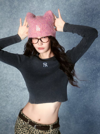 MLB Meow Earflap Beanie