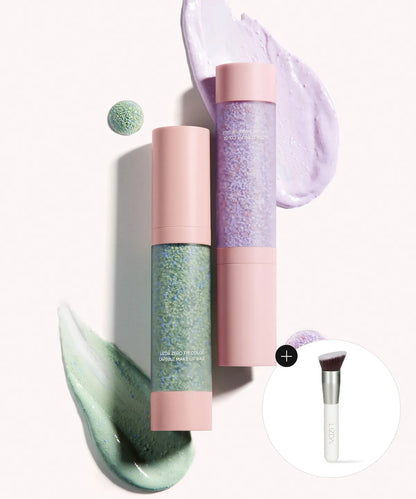 LIZDA Zero Fit Color Capsule Makeup Base 20g (+Gift Foundation Brush)