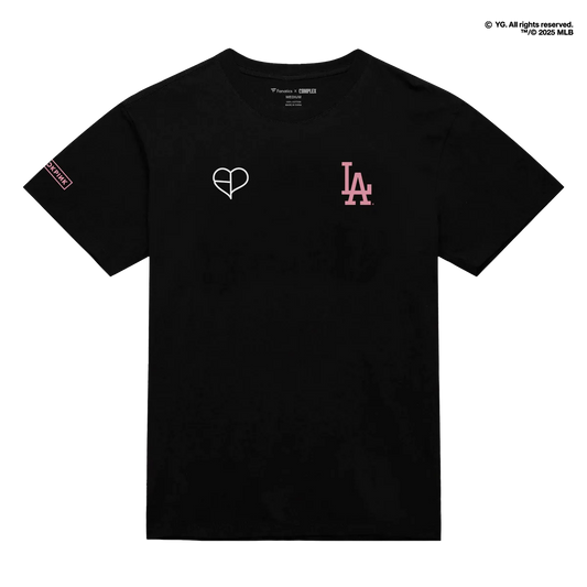 [LEAGUE COLLECTION] Blackpink X Dodgers LA Tee Black
