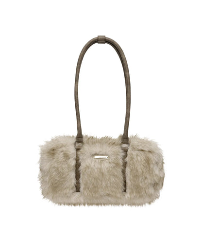 Ames Fur Shoulder Bag