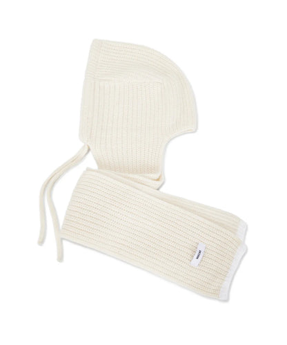 [B.I Worn] Varzar Logo Label Hood Muffler