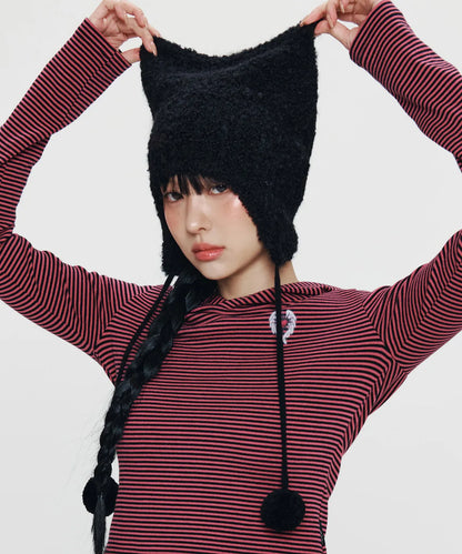 Kirsh X Pyitu Pom Pom Knit Beanie